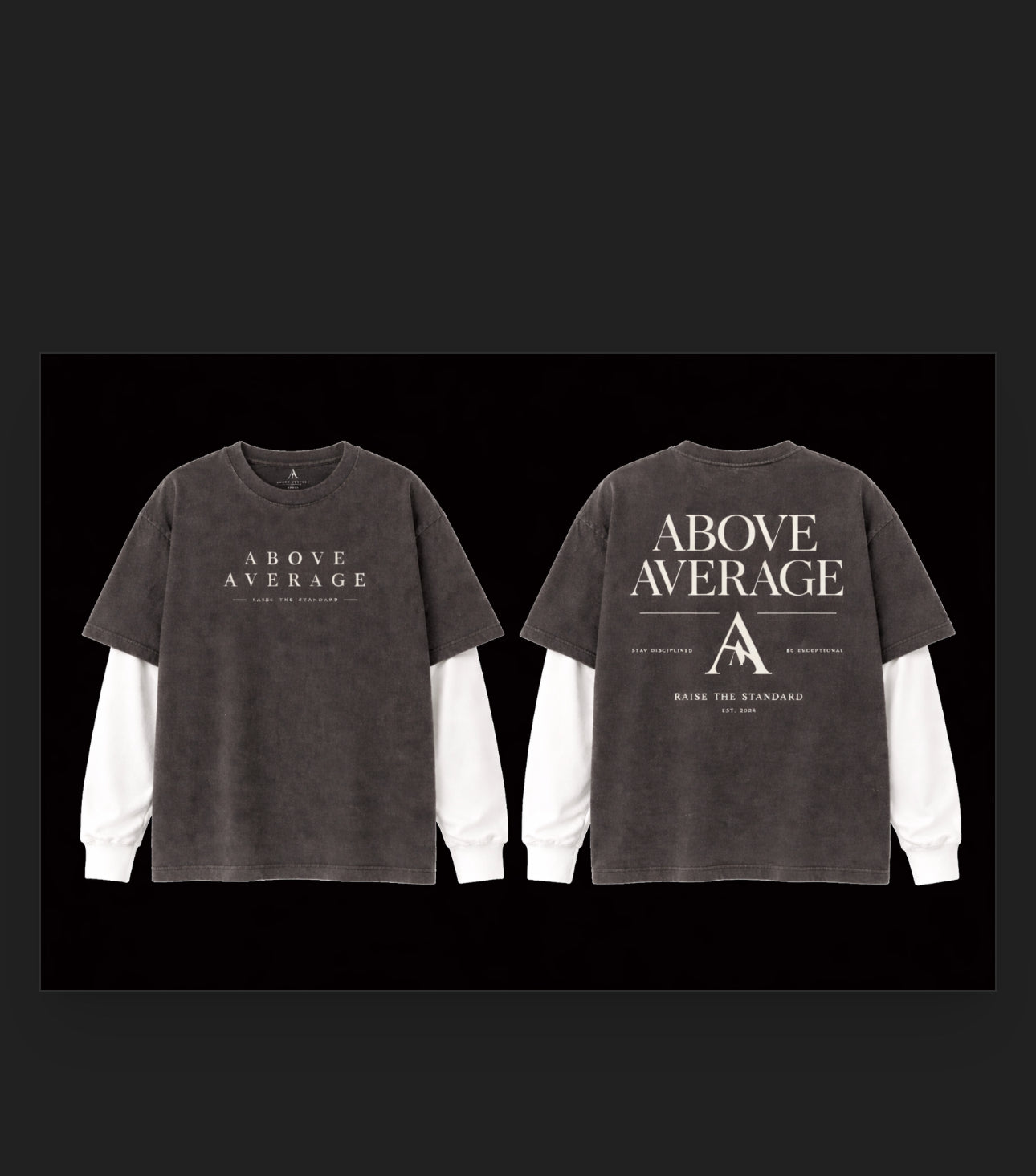 Above average long sleeve shirt