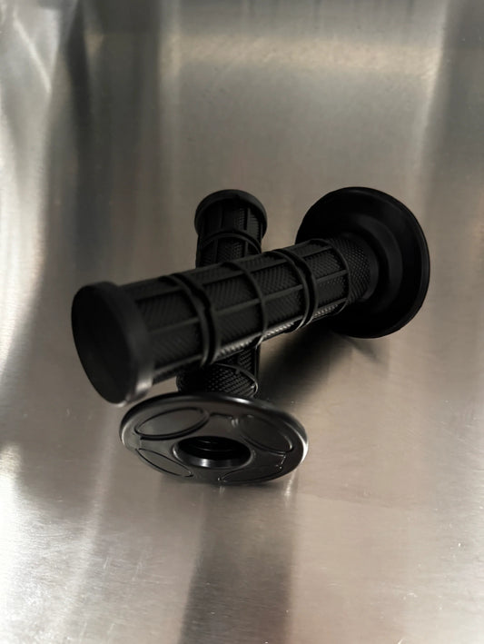 Full Waffle Grips - Black