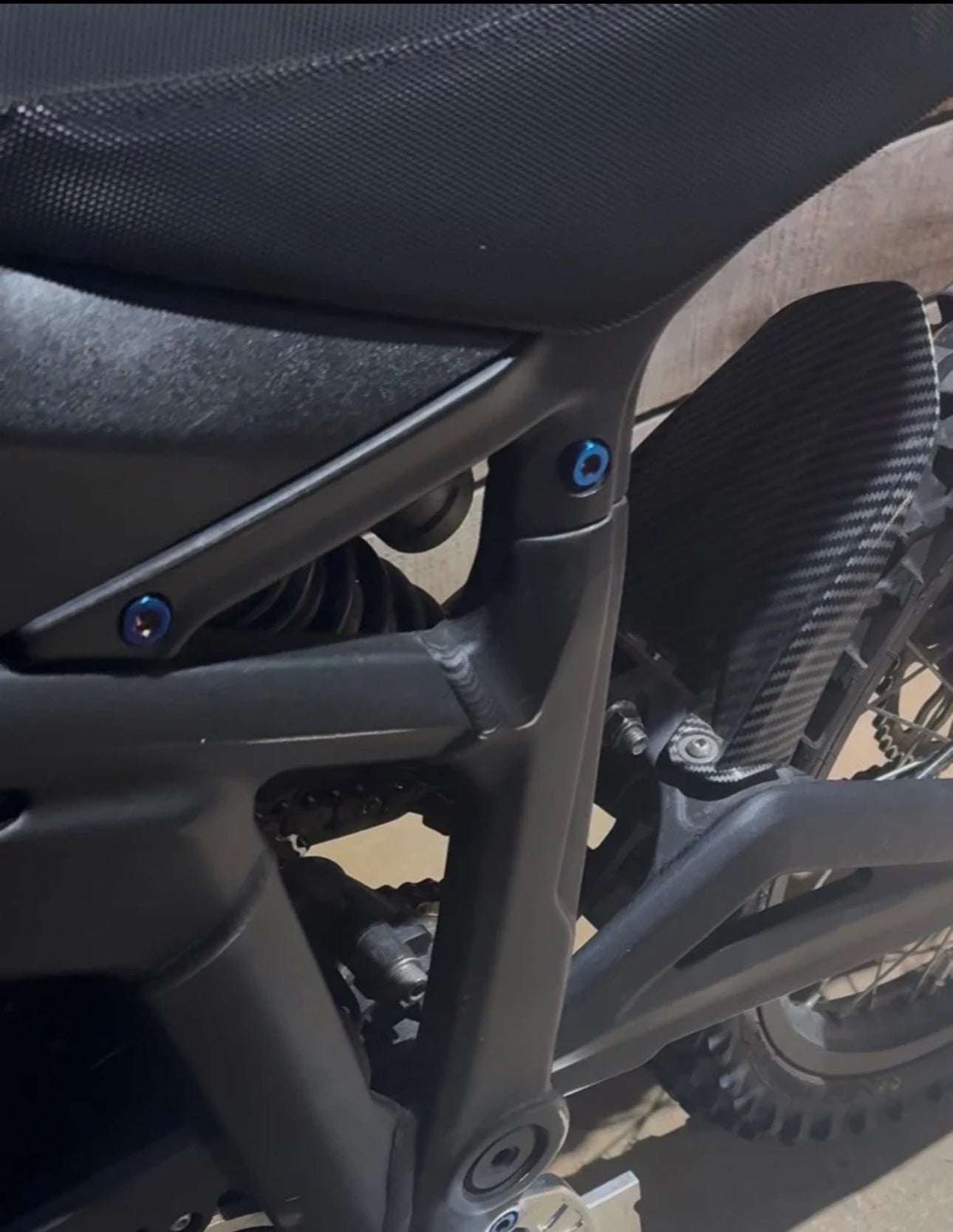 Talaria subframe titanium bolts